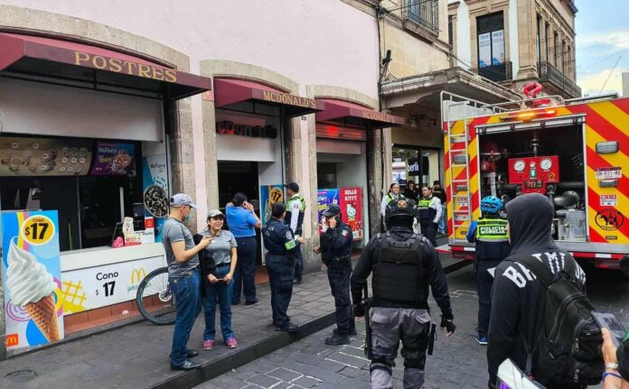 Morelia, conato de incendio en un McDonald's