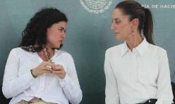 Claudia Sheinbaum y Luisa María Alcalde