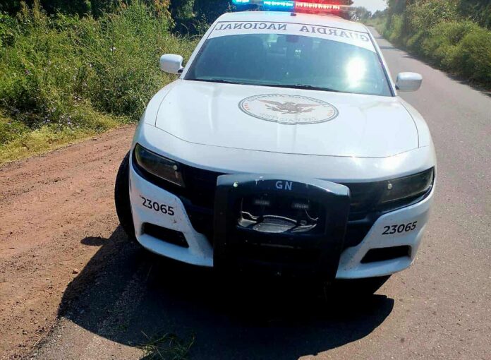 Motociclista herido en choque contra patrulla de la GN