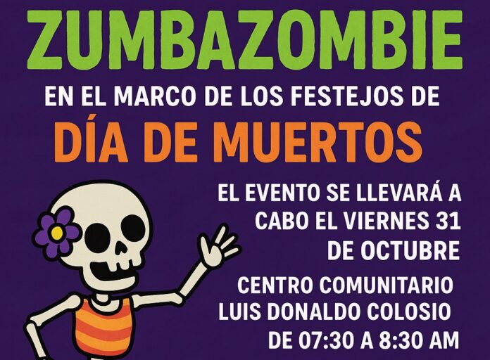 Gobierno Municipal invita al ZumbaZombie 2025