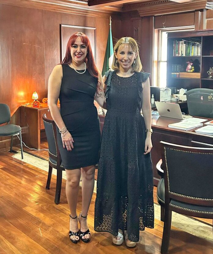 Reunión en corto de presidentas de tribunales administrativos de Michoacán y NL