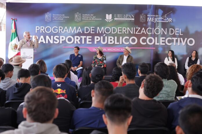 Irreversible la renovación del transporte público en Uruapan