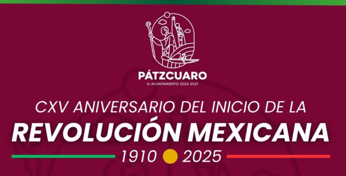 Continúa desfile del 20 de noviembre en Pátzcuaro