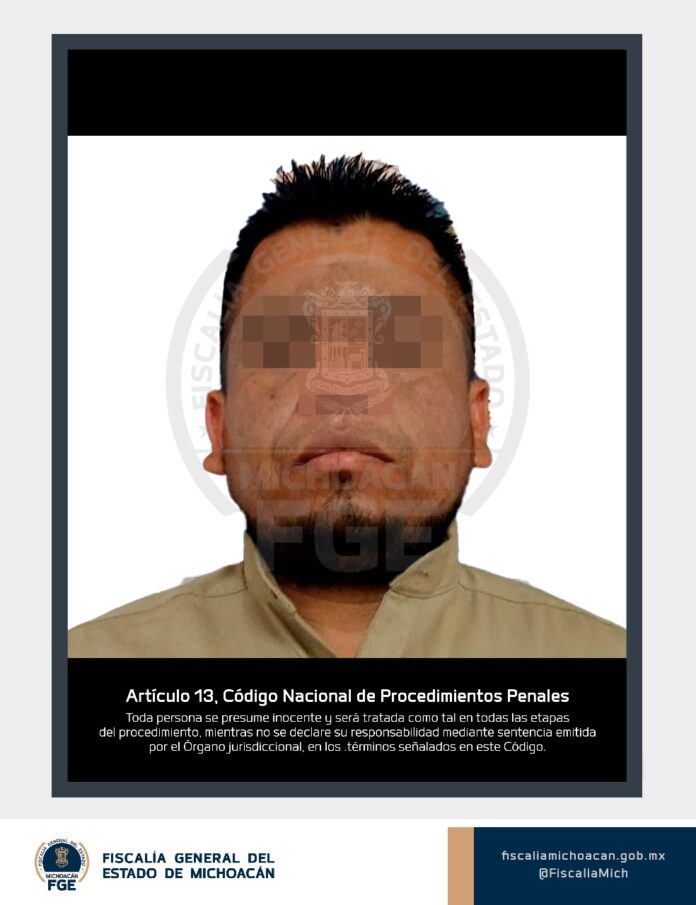 Fiscalía detiene al “Pluma”, presunto responsable de feminicidio