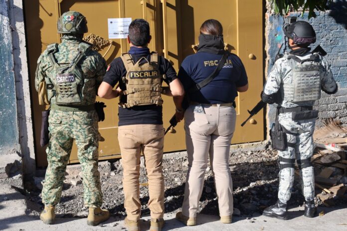 Fiscalía General ejecuta cateo en Morelia
