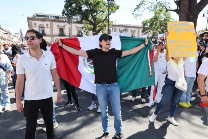 Morelia, la marcha de la Generación Z