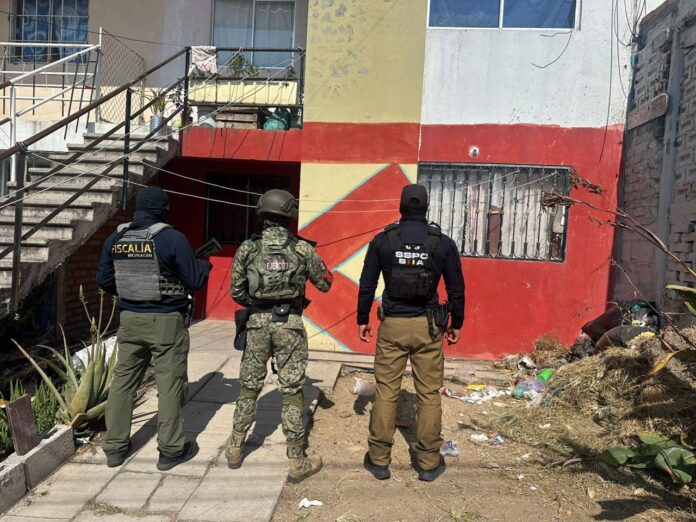 Fiscalía General ejecuta dos cateos en Morelia y Tarímbaro