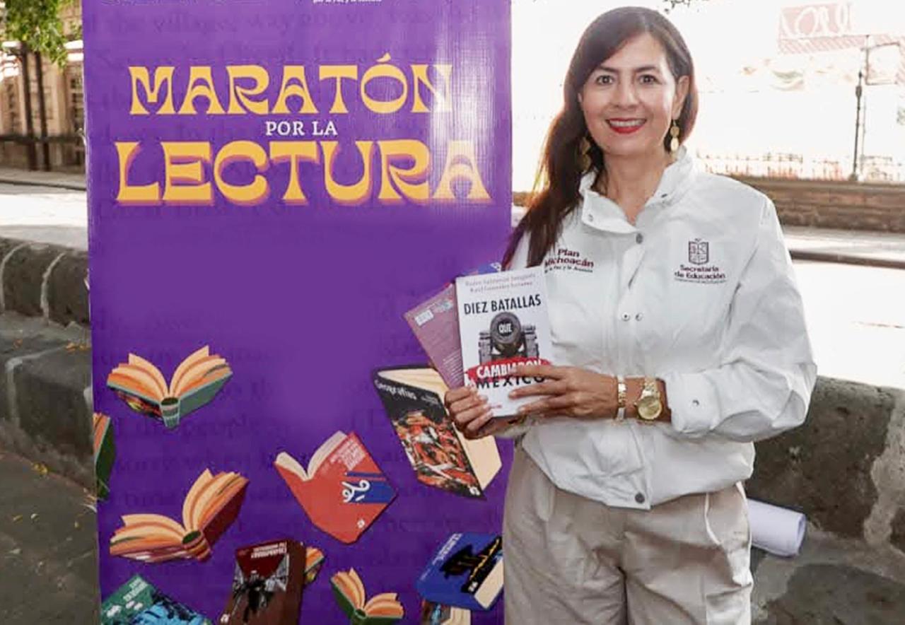 Michoacán vive el mayor impulso a la lectura: Gabriela Molina