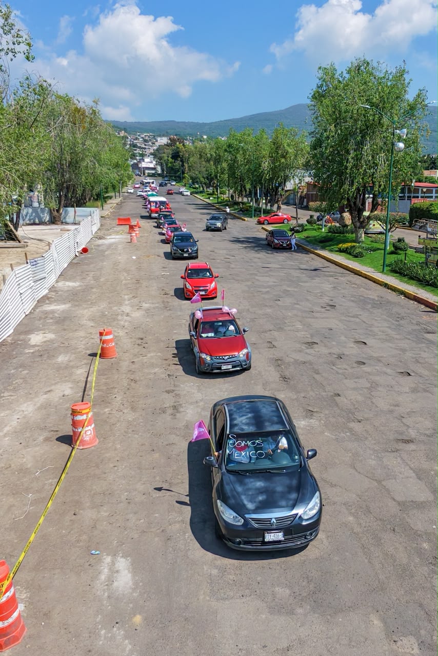 Somos México celebra registro como partido con caravana en Morelia