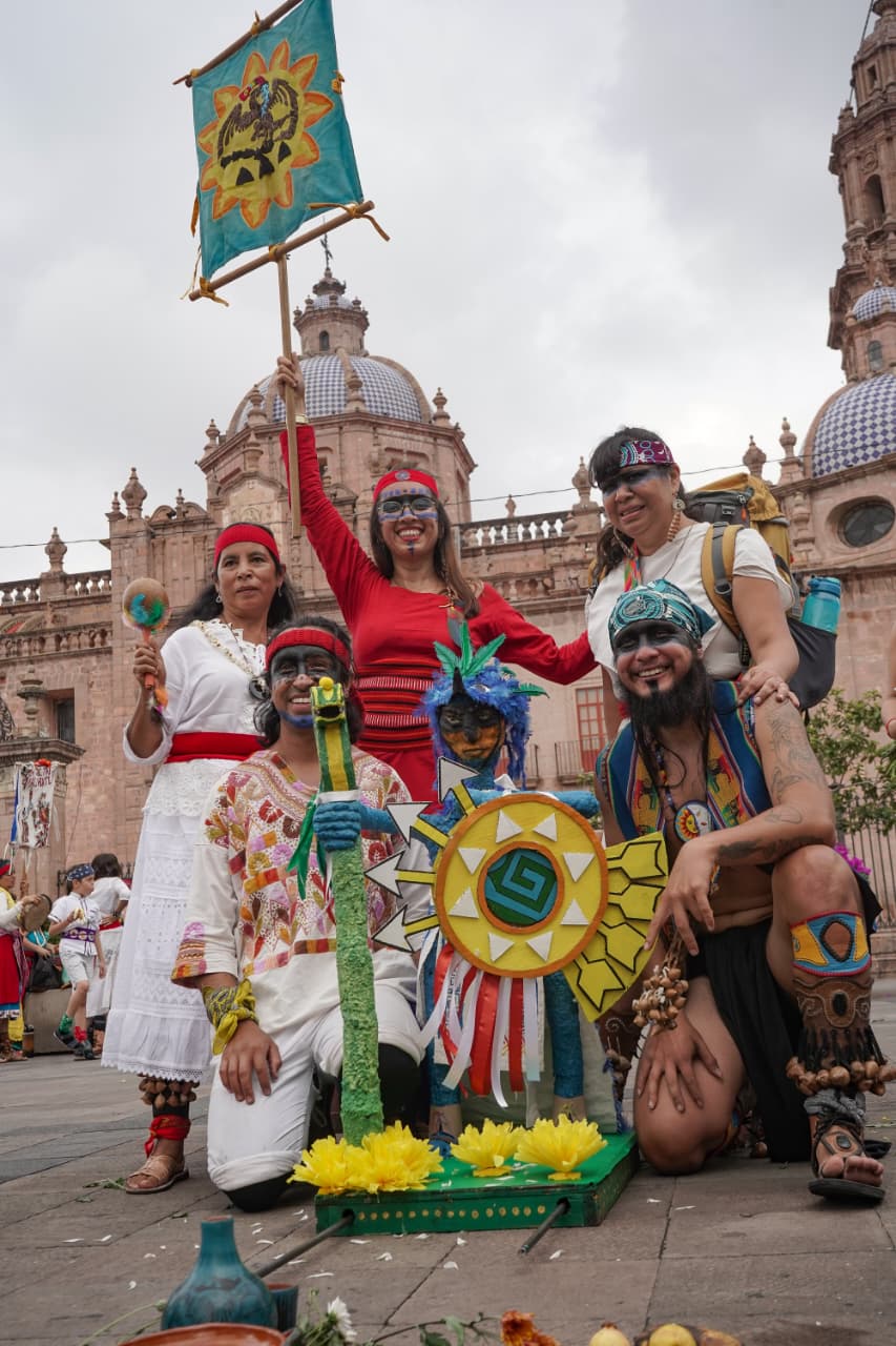 Celebran la veintena de Tóxcatl con ceremonia ancestral en Morelia