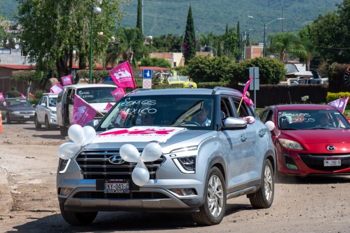 Somos México celebra registro como partido con caravana en Morelia