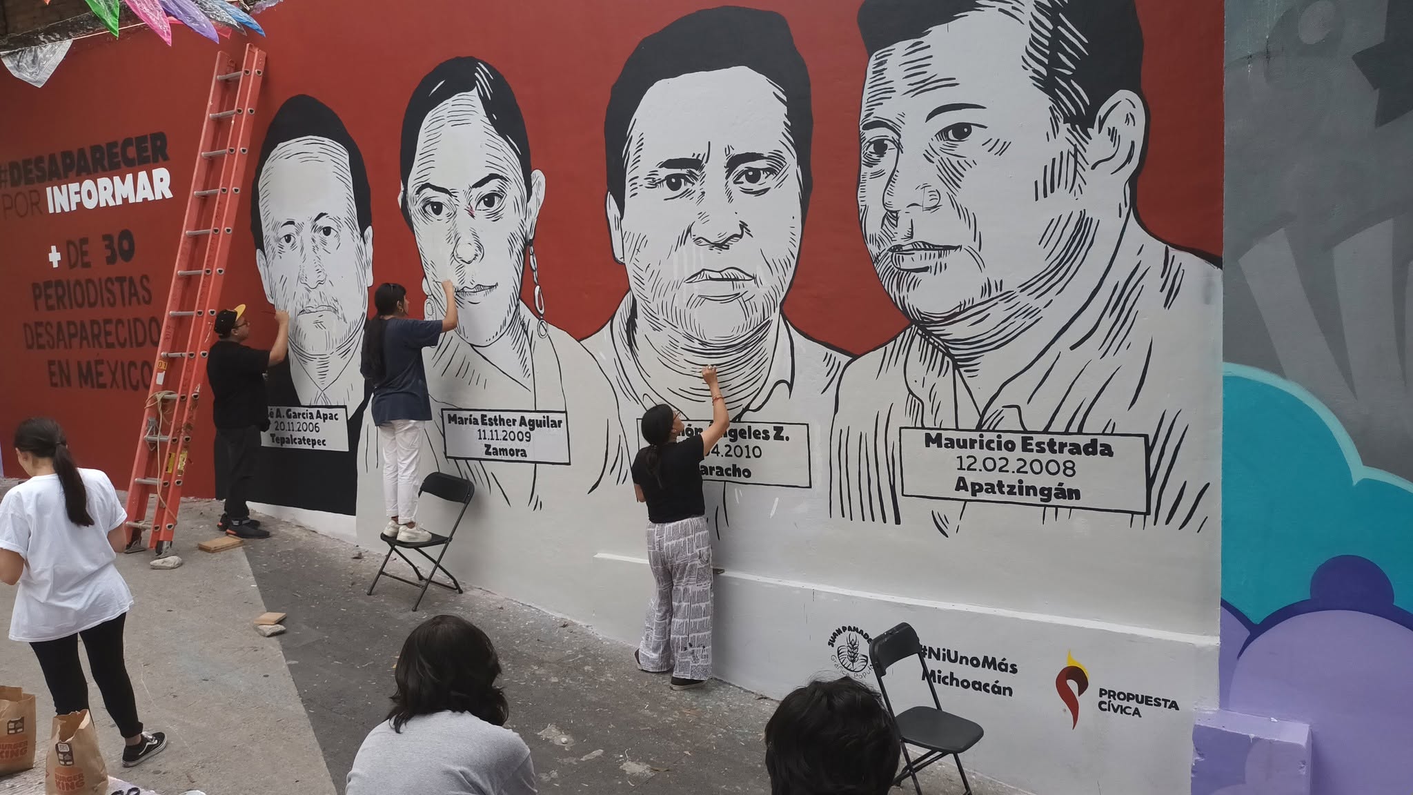 Ayuntamiento vuelve a borrar memorial de periodistas desaparecidos