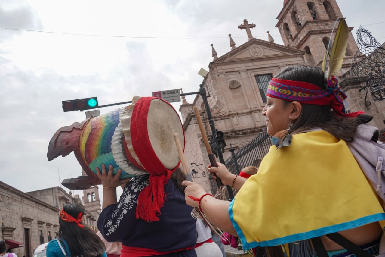 Celebran la veintena de Tóxcatl con ceremonia ancestral en Morelia
