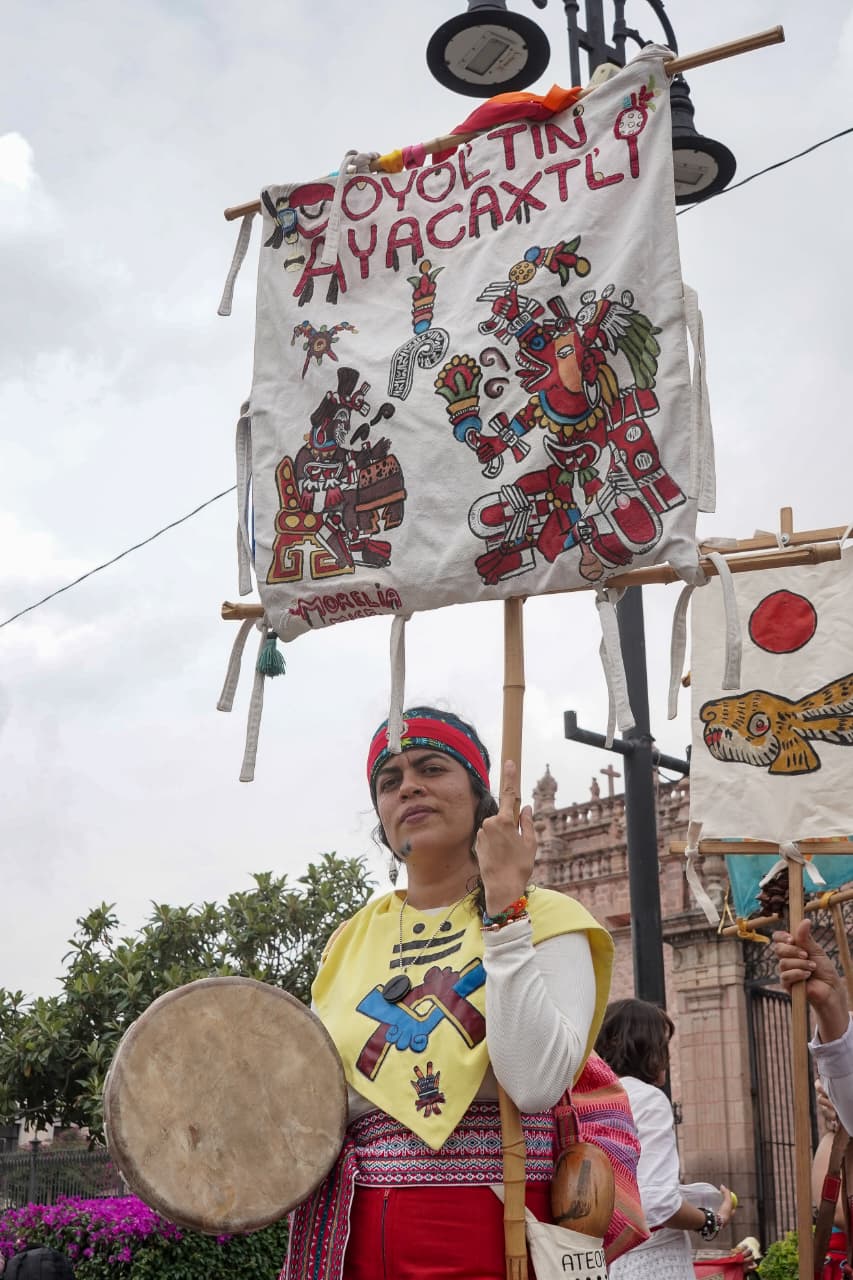 Celebran la veintena de Tóxcatl con ceremonia ancestral en Morelia