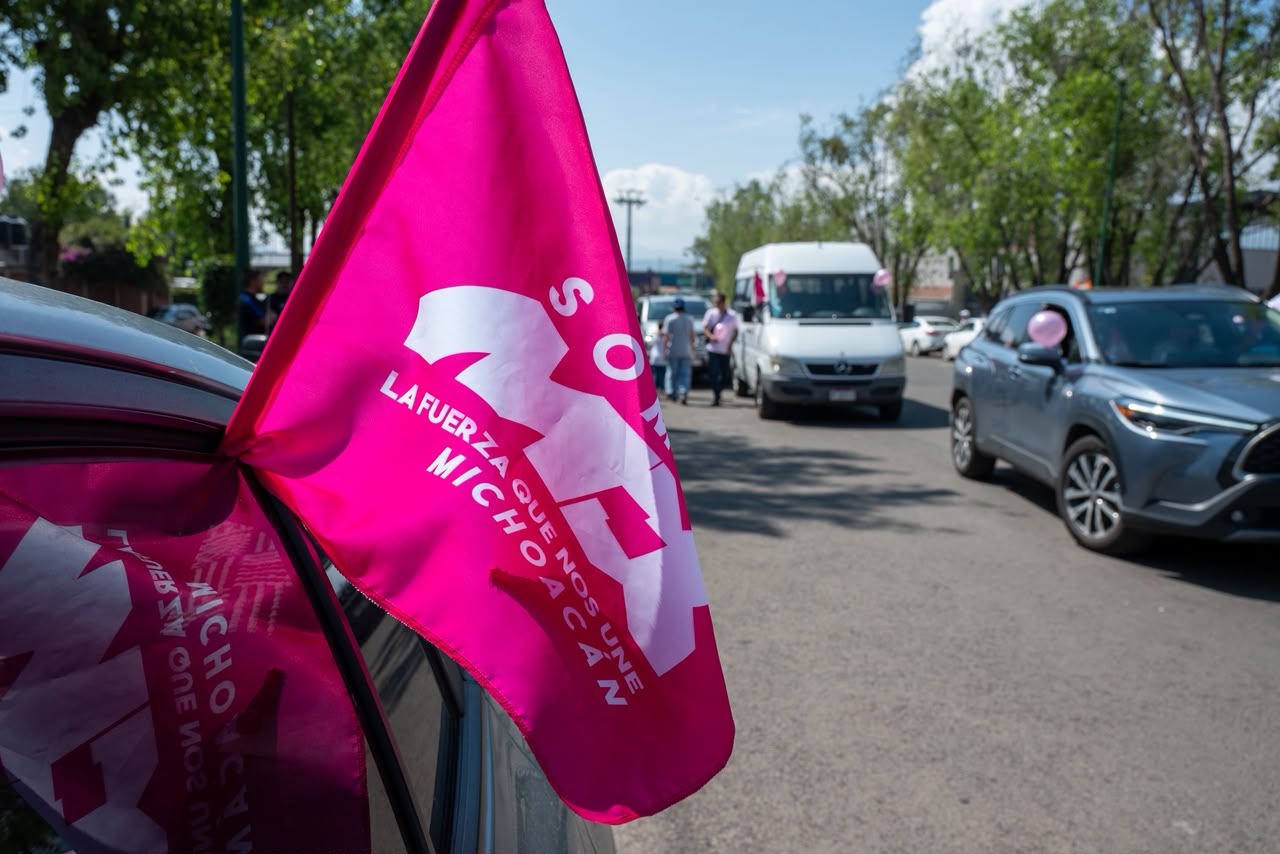 Somos México celebra registro como partido con caravana en Morelia