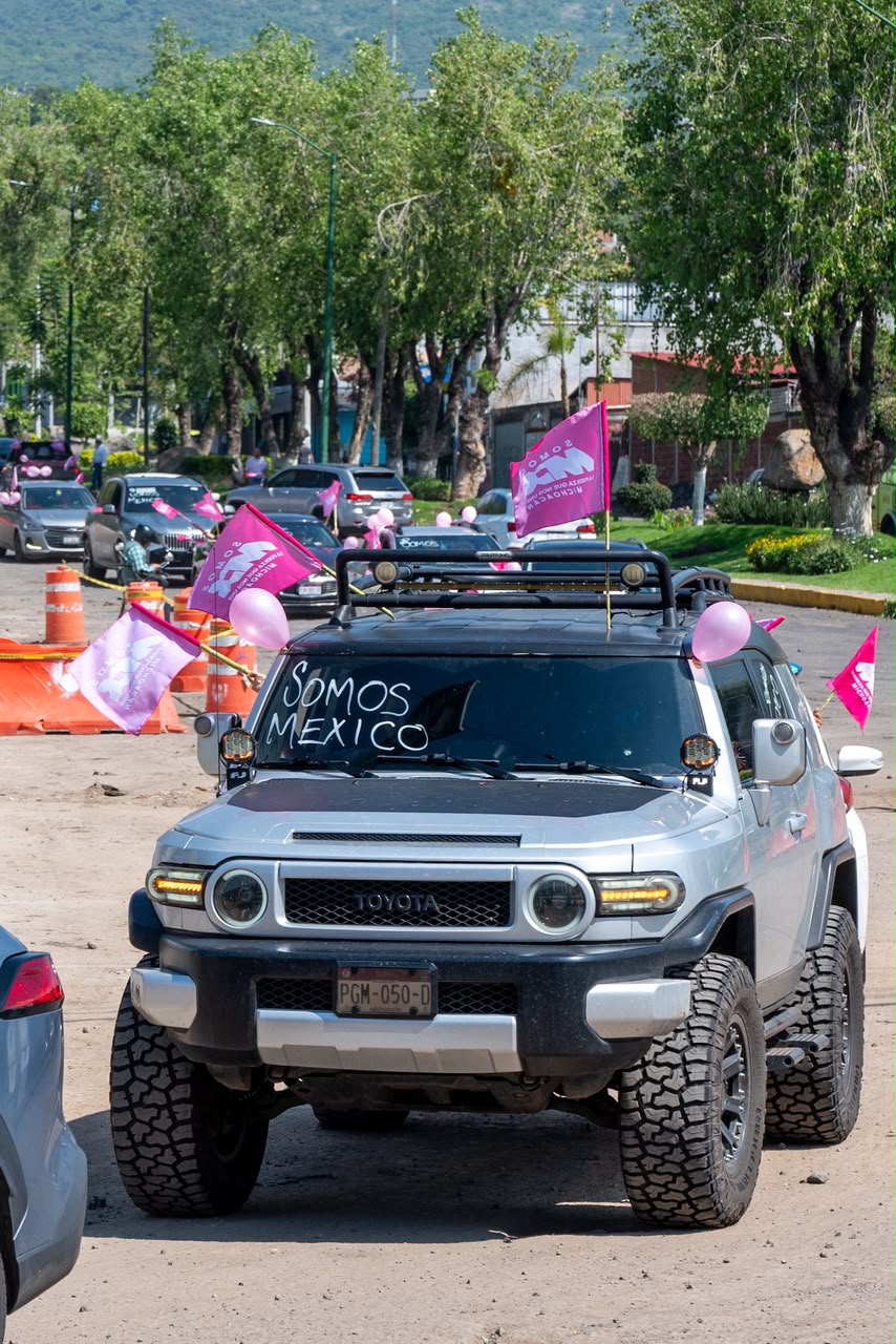 Somos México celebra registro como partido con caravana en Morelia