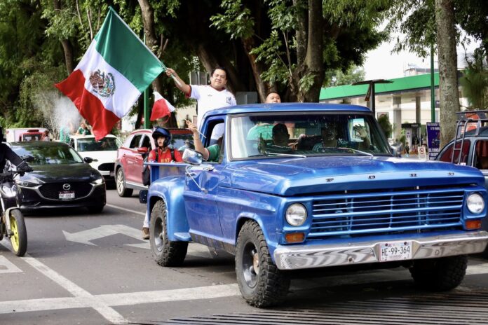 Uruapan, operativo vial ante triunfo de la selección mexicana