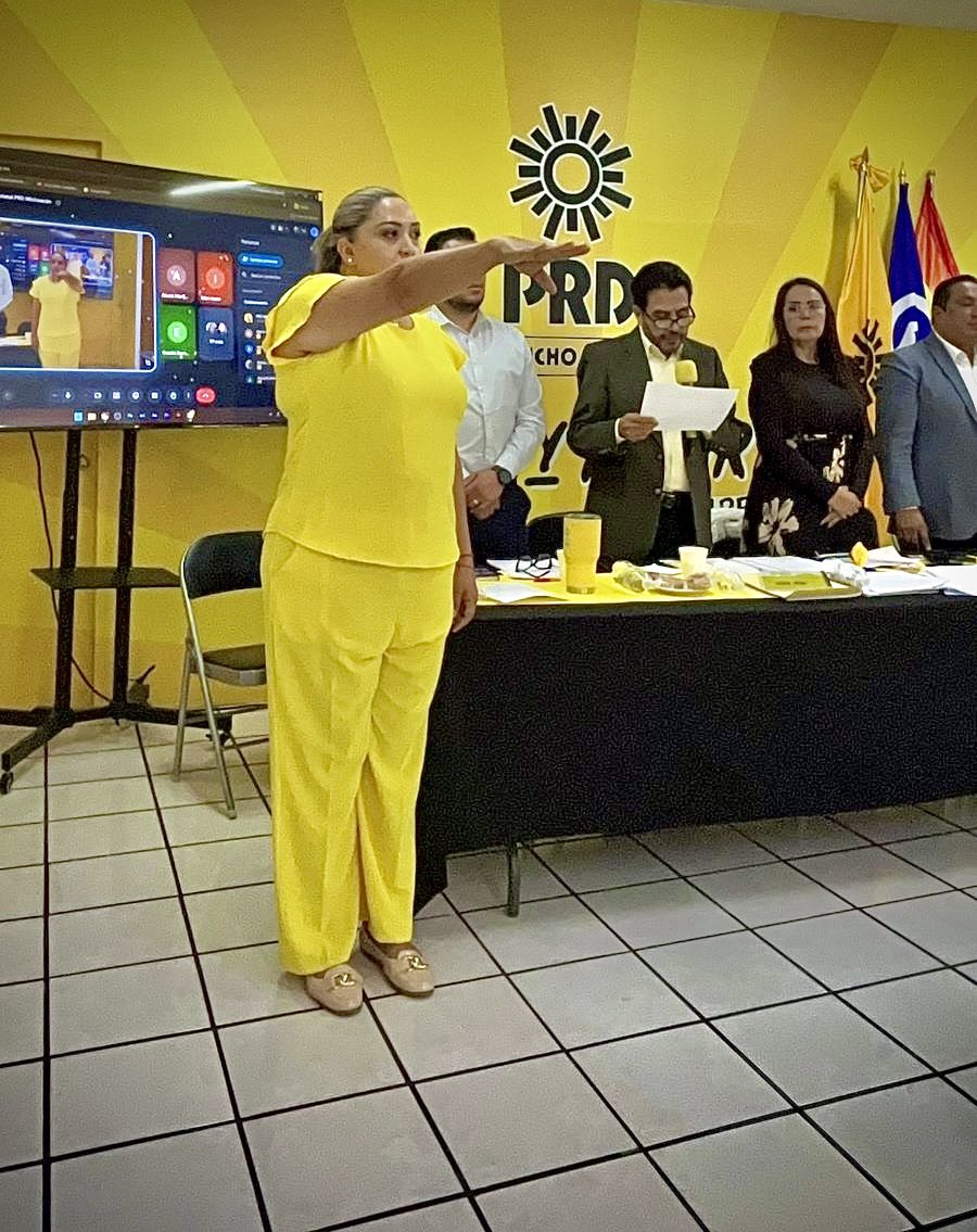 Dirigencia del PRD Michoacán queda en manos de Verónica García