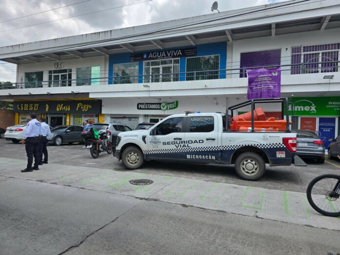 Empistolado es detenido por motopatrulleros de GC en Morelia