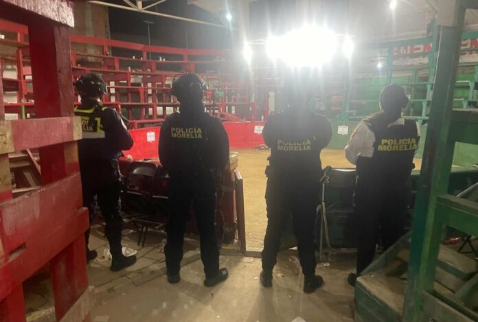 Policía Morelia y GC clausuran palenque clandestino