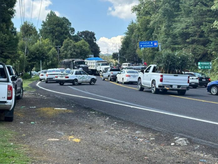 Manifestantes exigen búsqueda de desaparecidos, Uruapan
