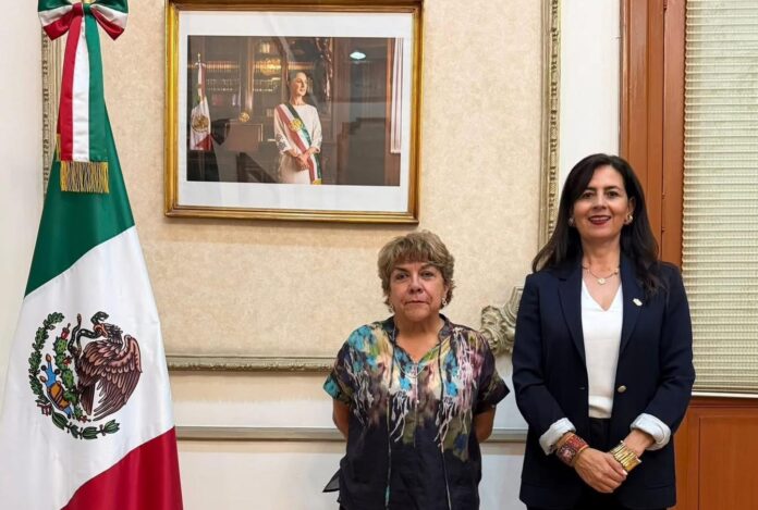 Gabriela Molina fortalece coordinación con SEP y Segob
