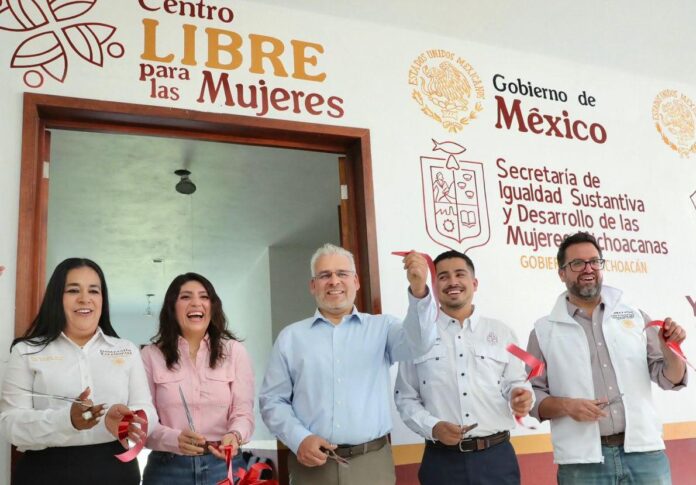 Yurécuaro | Inauguran Centro LIBRE para mujeres