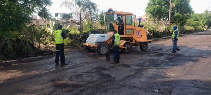 Gobierno de Morelia mantiene labores de bacheo Gobierno de Morelia mantiene labores de bacheo