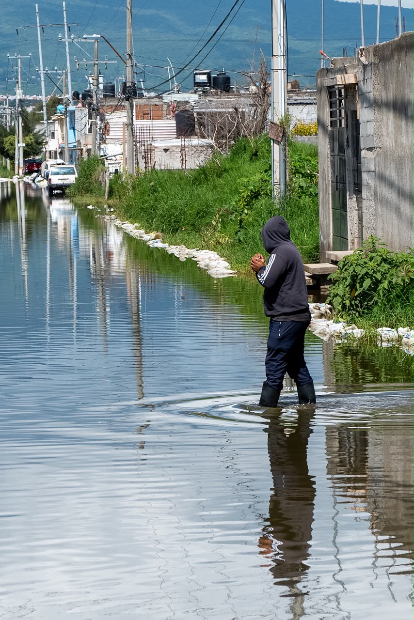 Casi 22 días bajo el agua; desesperación crece entre familias de colonia Benito Juárez