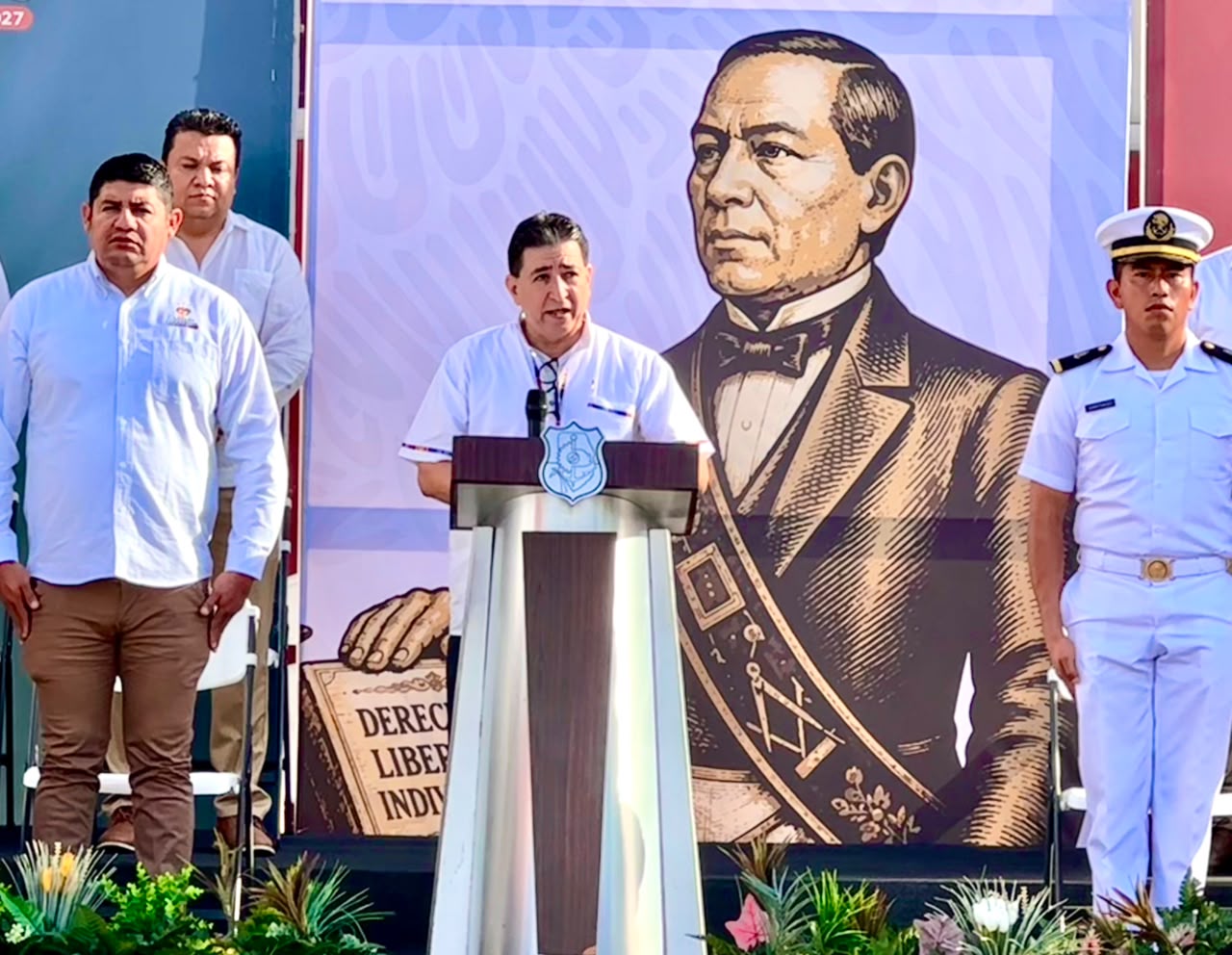 Autoridades Conmemoran el 154º Aniversario Luctuoso de Benito Juárez