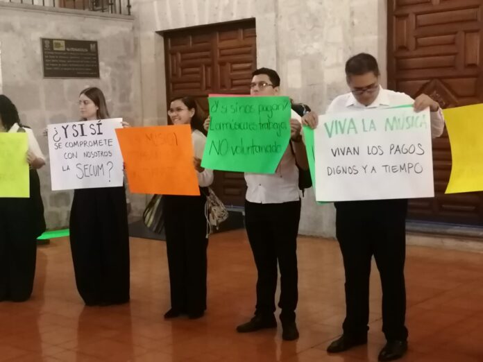 Músicos de la Osidem denuncian adeudos
