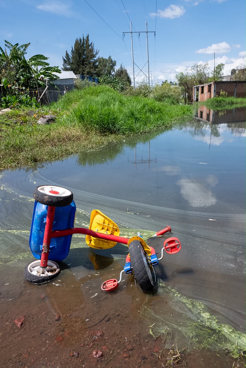 Casi 22 días bajo el agua; desesperación crece entre familias de colonia Benito Juárez