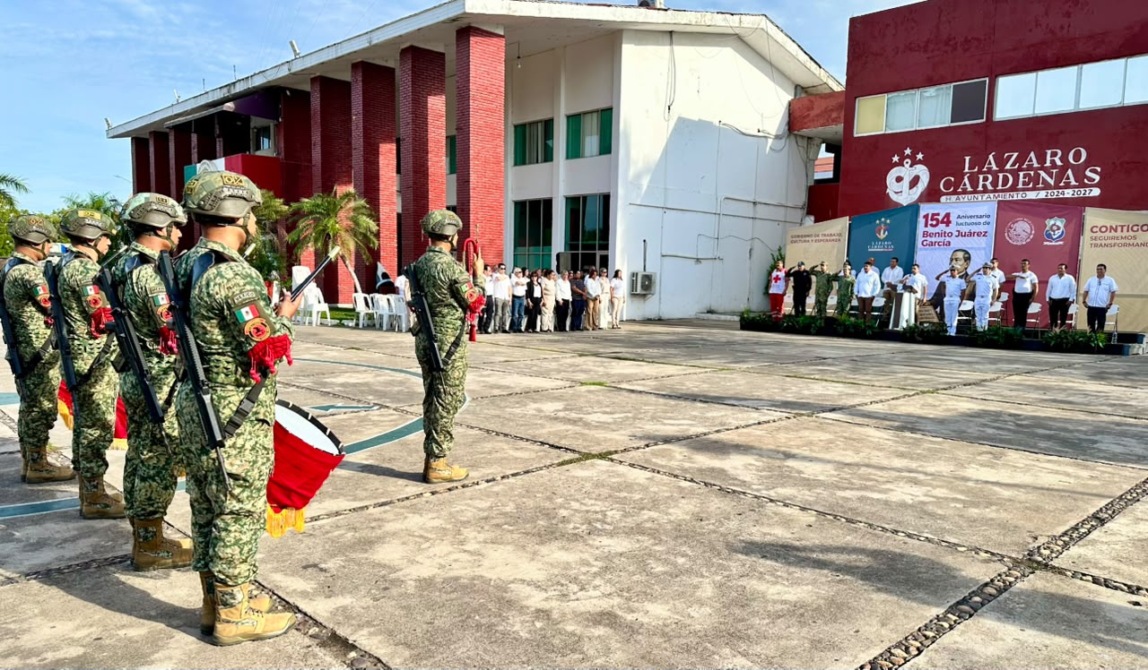 Autoridades Conmemoran el 154º Aniversario Luctuoso de Benito Juárez