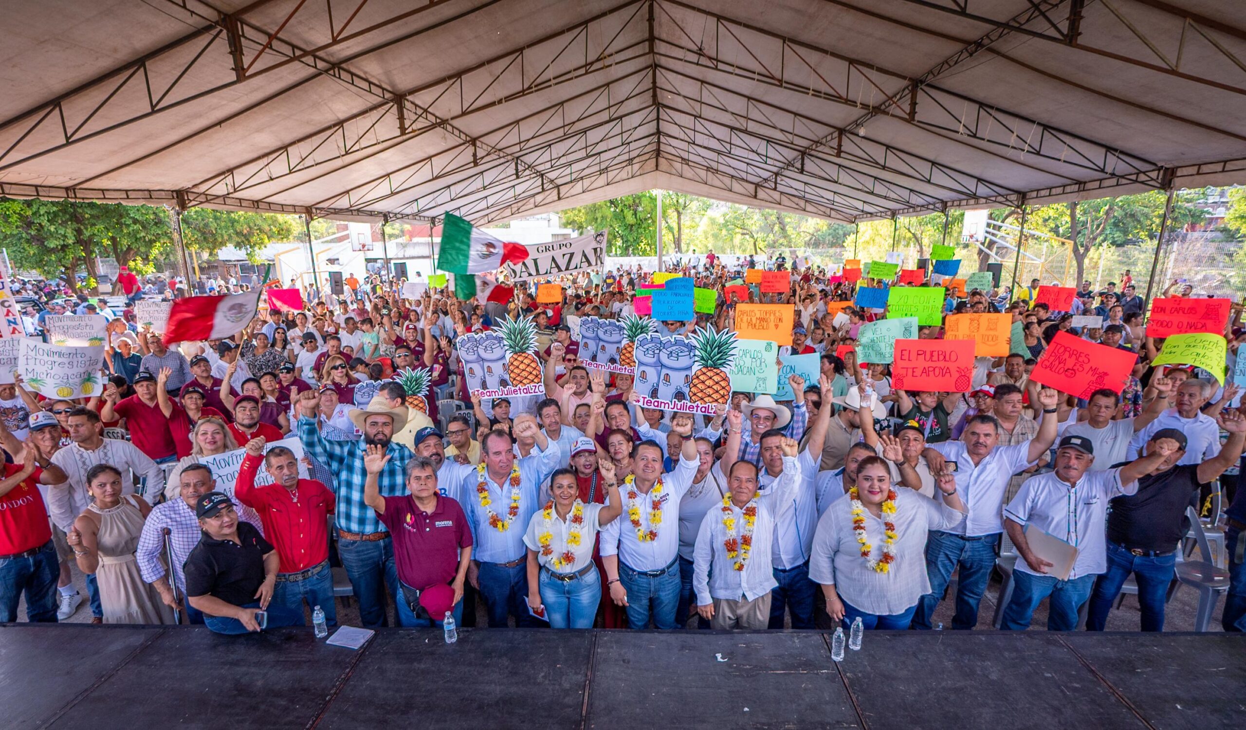 Torres Piña recoge demandas de sectores productivos en gira por Lázaro Cárdenas