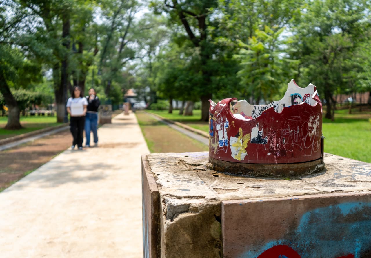 El paseo de esculturas del Bosque Cuauhtémoc, en el olvido