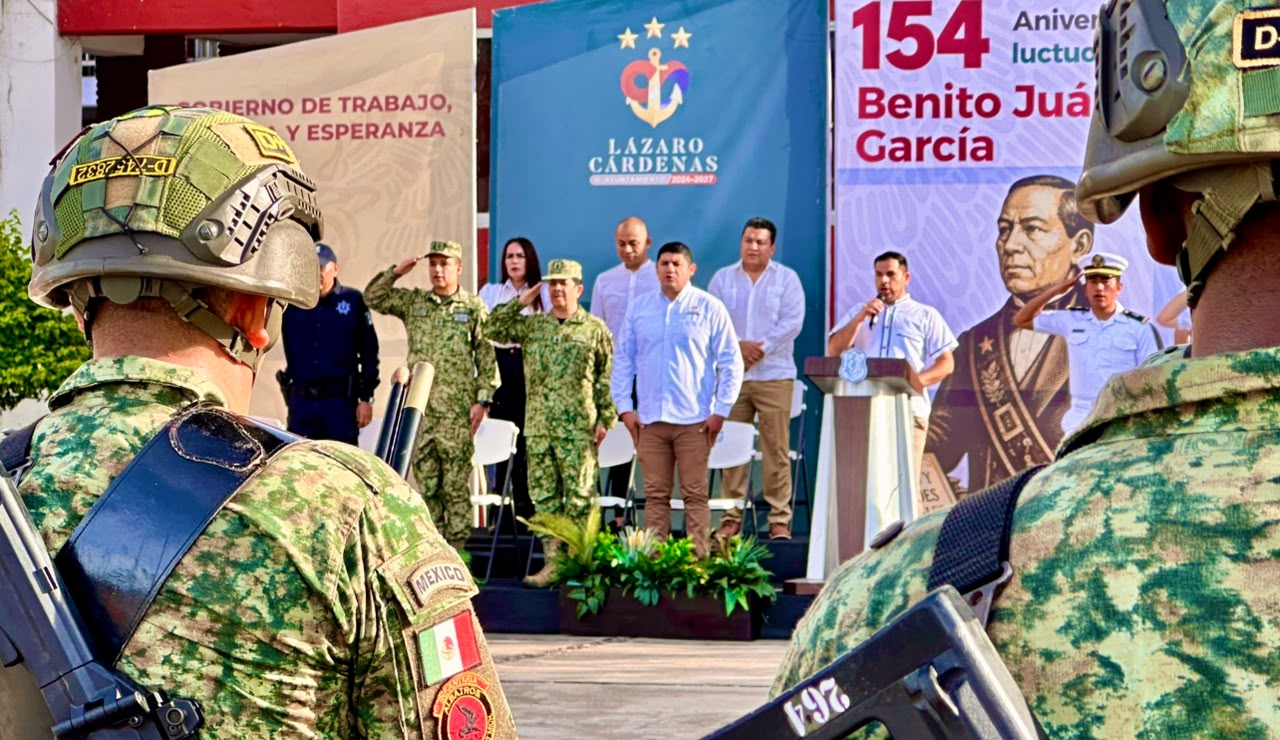 Autoridades Conmemoran el 154º Aniversario Luctuoso de Benito Juárez