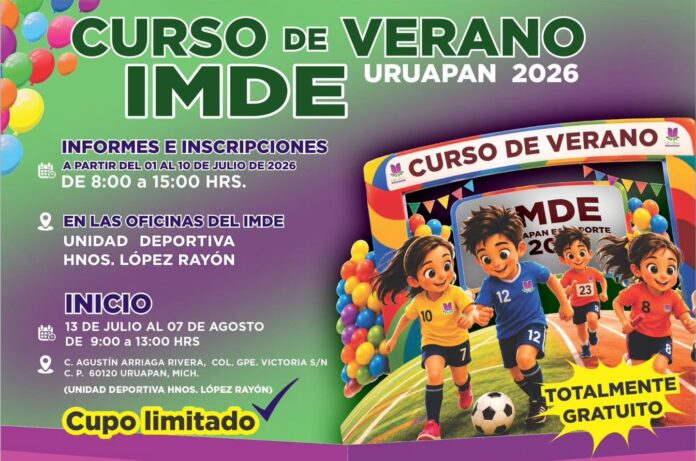 Uruapan, impulso a las infancias con cursos de verano