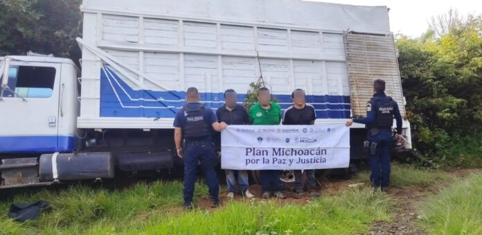 Detienen a 3 presuntos implicados en robo de aguacate