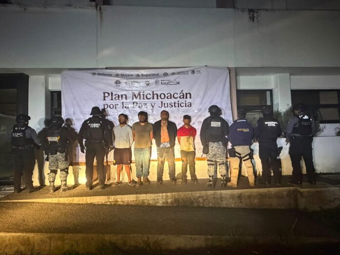 Detenidos 4 implicados tras agresión a fuerzas de seguridad en Uruapan