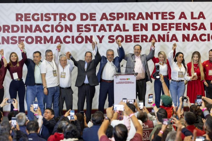 Morón, único respaldado como aspirante por Morena y el PT en Michoacán Morón, único respaldado como aspirante por Morena y el PT en Michoacán