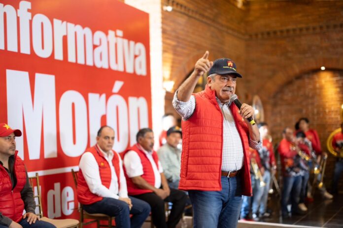 Morón suma el respaldo del PT para unir la Transformación