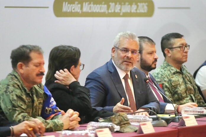 Michoacán, instalan Puesto de Comando para la prevención por lluvias