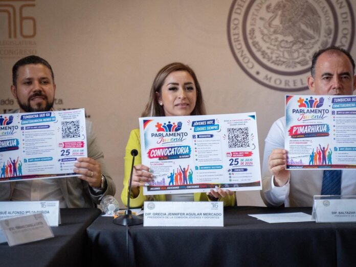 Grecia Aguilar insta a juventudes registrarse al Parlamento Juvenil Incluyente