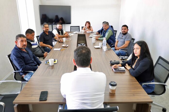 Morelia, Yankel Benítez acuerda obras prioritarias con jefes de tenencia