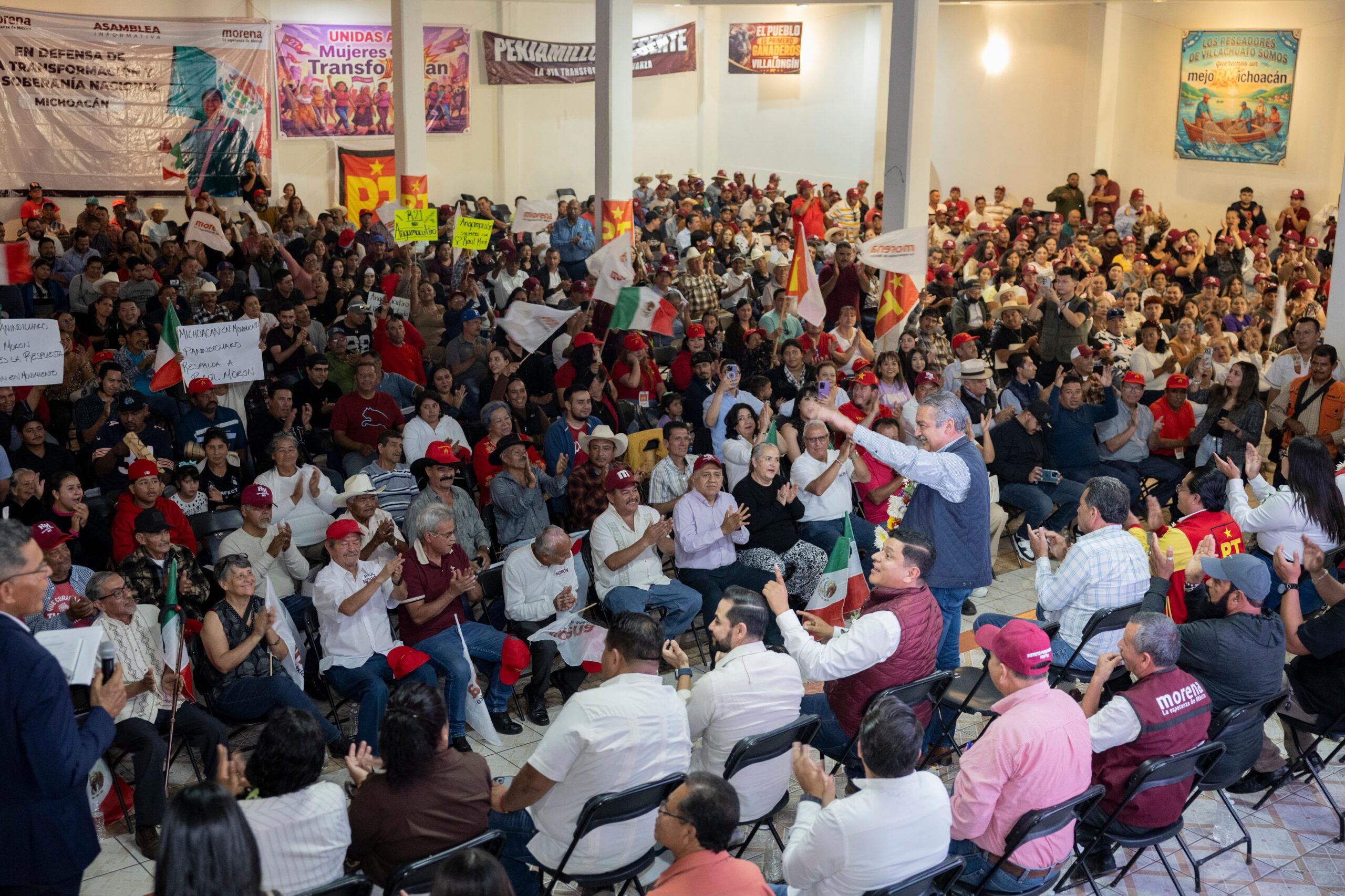 Bajío de Michoacán apoya a Raúl Morón y la Cuarta Transformación