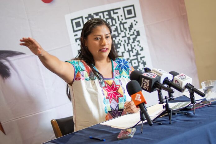 Celeste Ascencio presenta decálogo para gobernar Michoacán con Kaxúmpekua