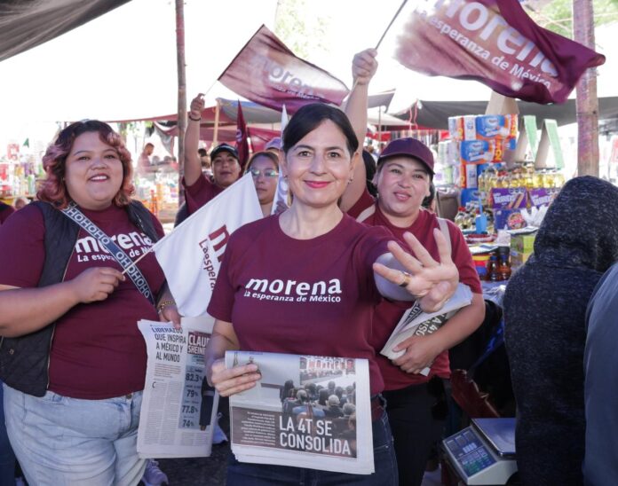 Gaby Molina llama a defender los avances de la 4T y el bienestar de las familias Gaby Molina llama a defender los avances de la 4T y el bienestar de las familias