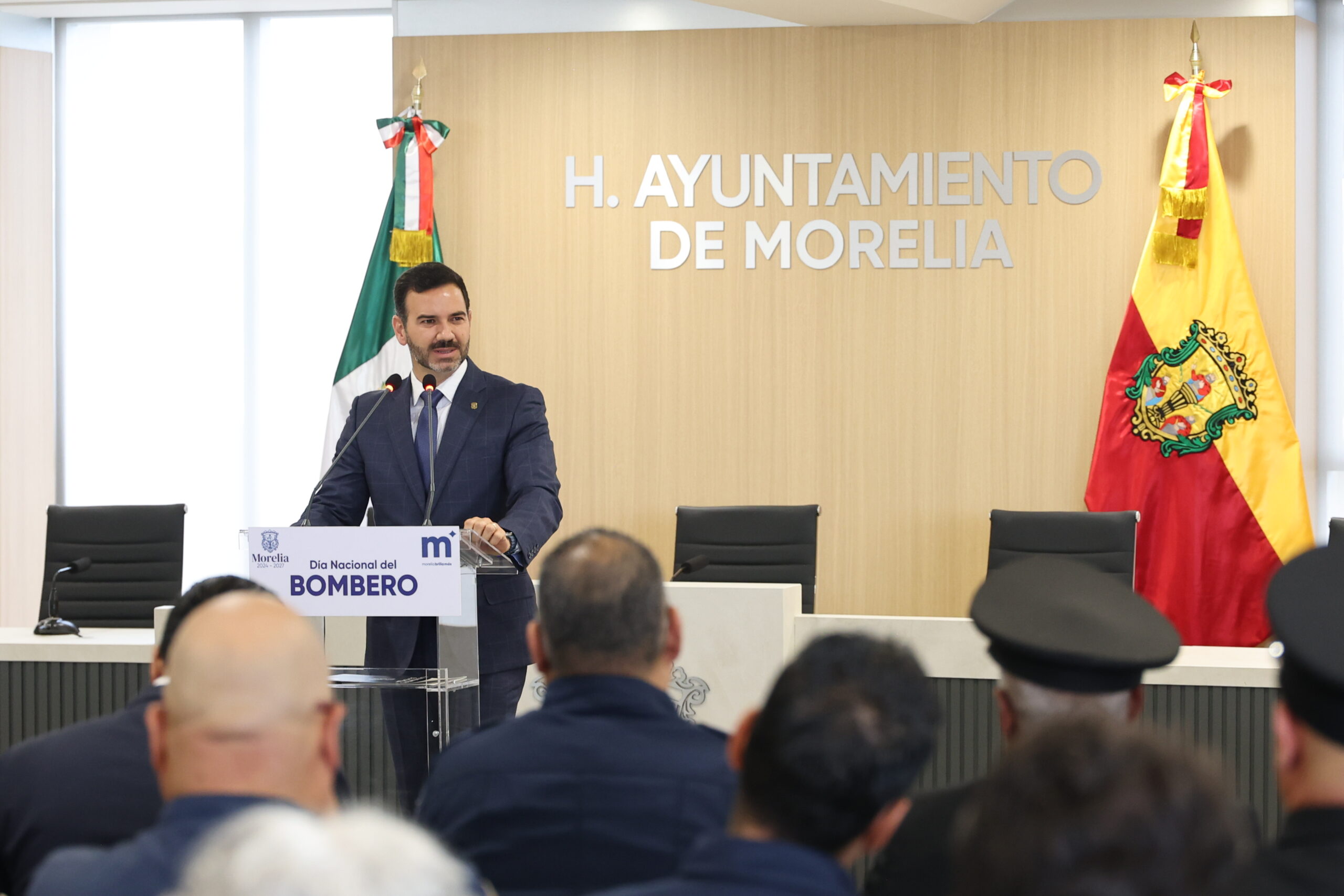 Gobierno de Morelia conmemora Día Nacional del Bombero