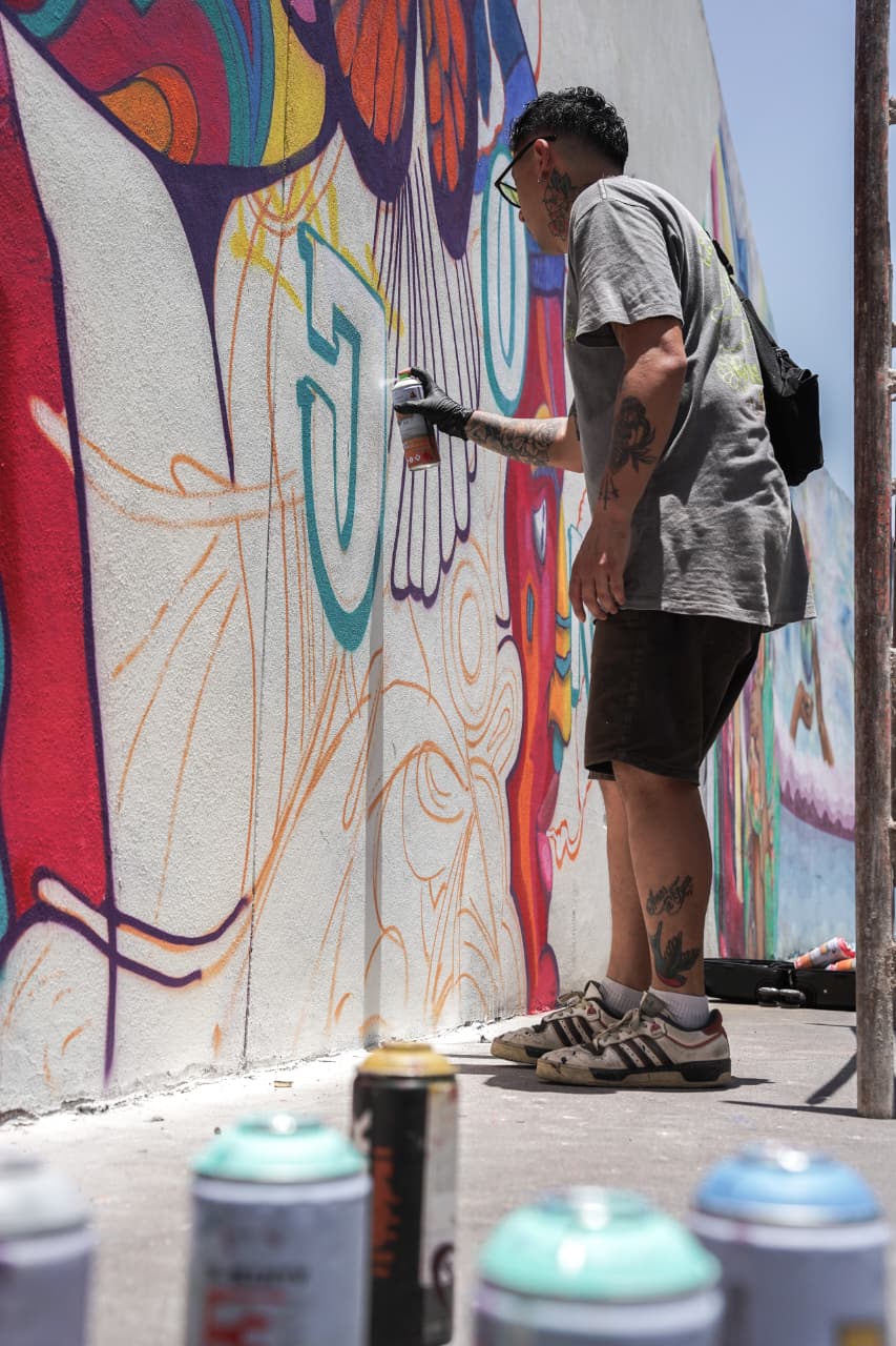 Murales y graffiti toman Las Américas por los 15 años de Futura