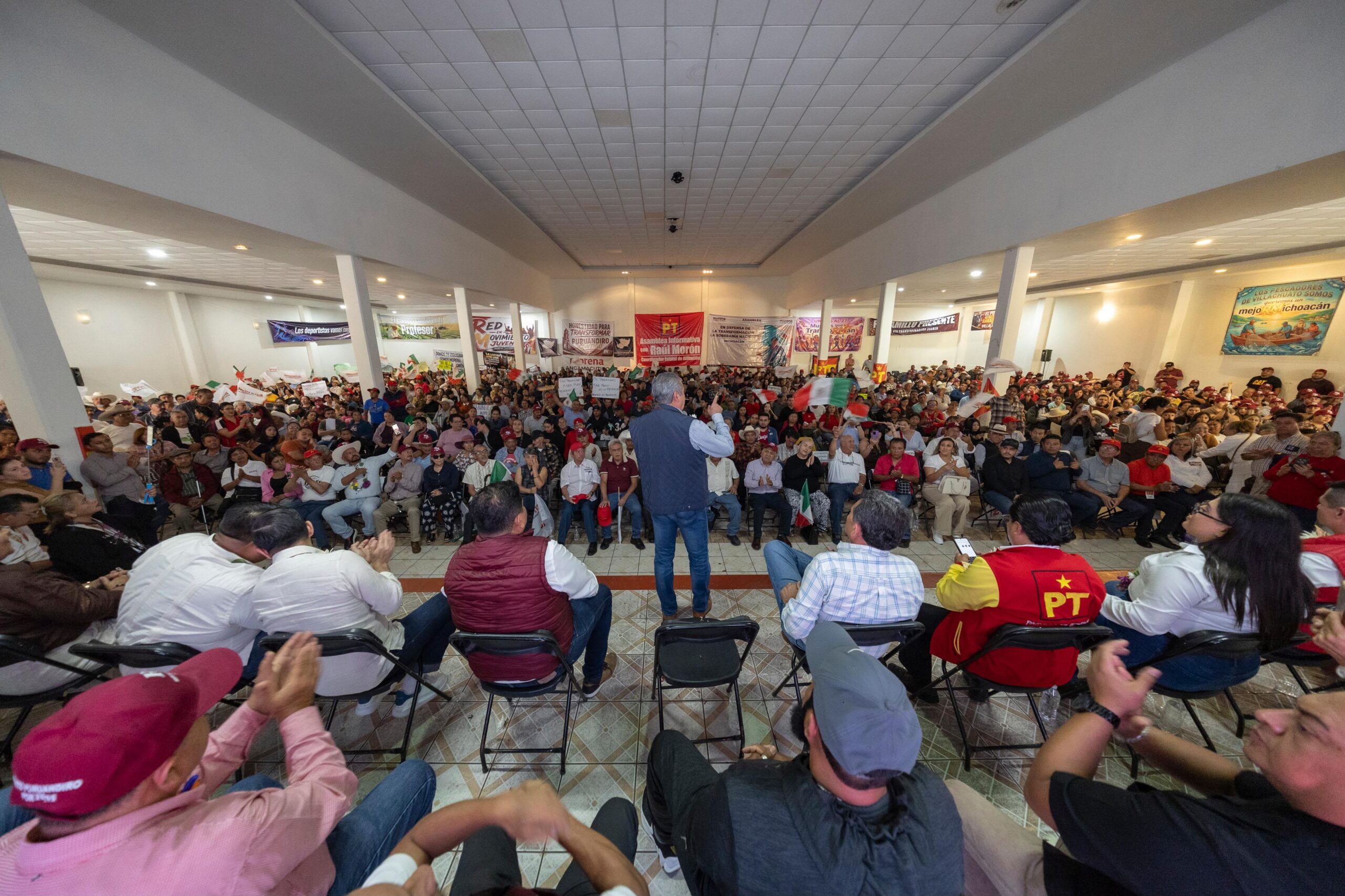 Bajío de Michoacán apoya a Raúl Morón y la Cuarta Transformación